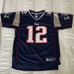 Reebok Tom Brady New England Patriots OnField Jersey Youth Size XL NFL Equipment